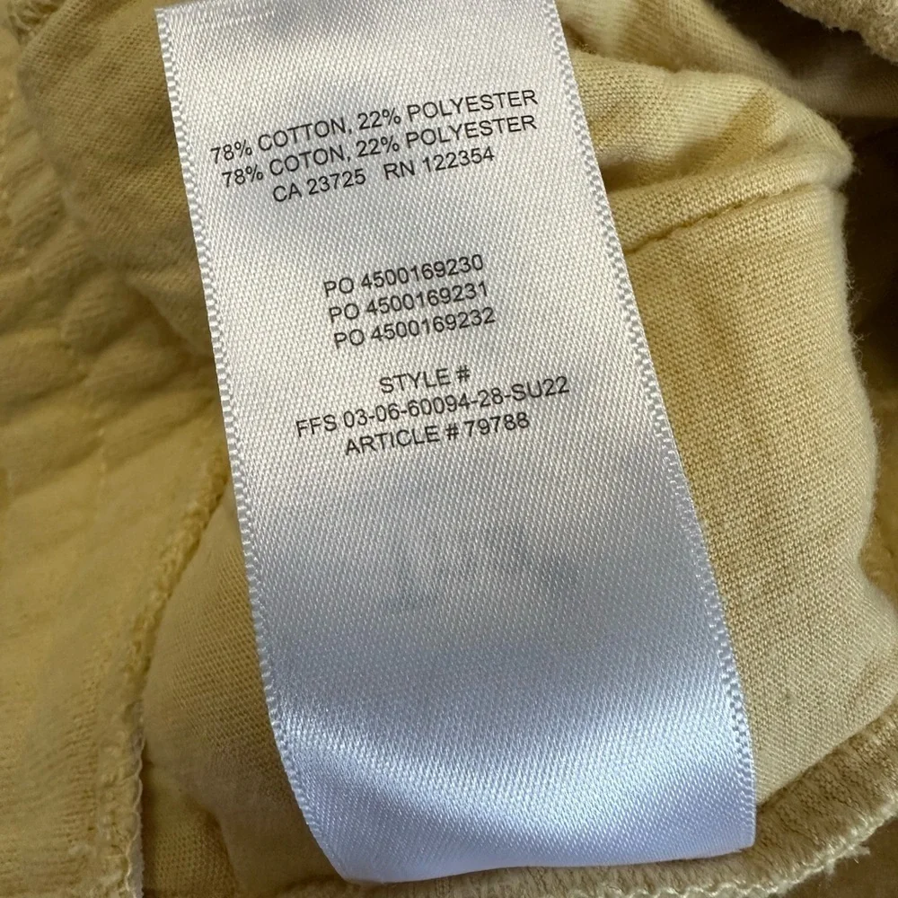 Aritzia TNA Soft Yellow Cozy Fleece Perfect Jogger Sweats
